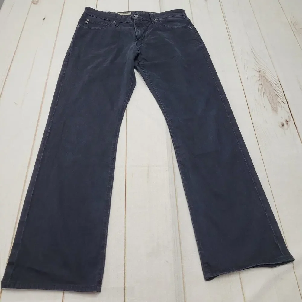 Adriano Goldschmeid the Protege black straight leg jeans hemmed regular